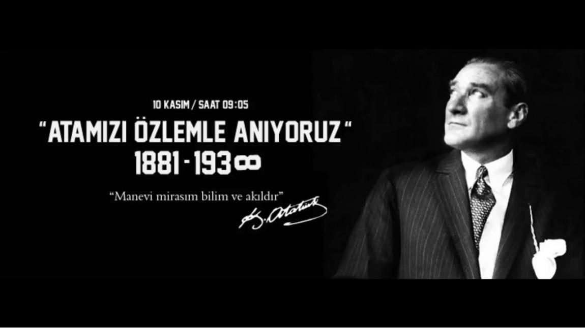 10 Kasım Atatürk´ü Anma töreni gerçekleşti.